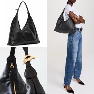 LITTLE LIFFNER Pillow Hobo Leather Tote Bag